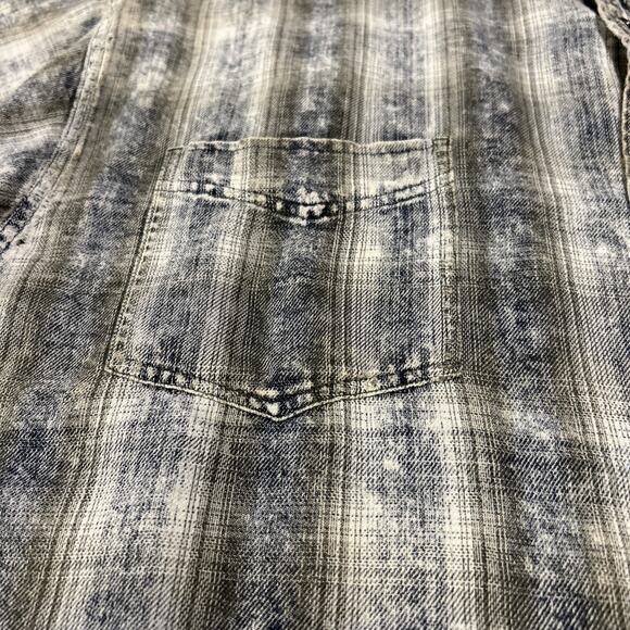 Mountain Khakis Shirt Mens XXL Green Plaid Button Down Distressed Long Sleeve - Picture 5 of 8